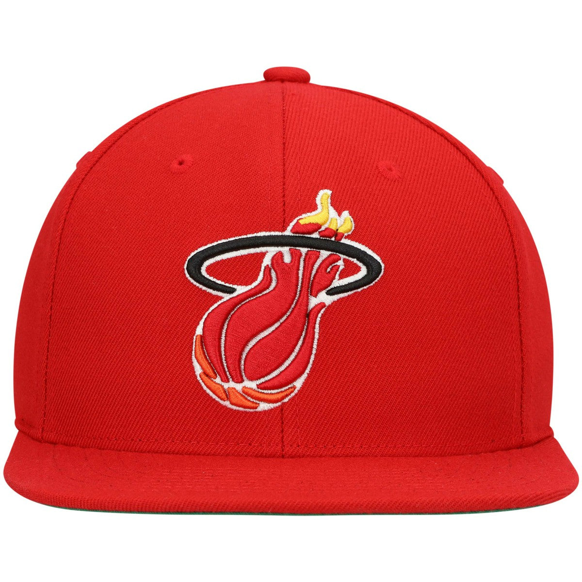 Miami Heat Hardwood Classics Team Ground 2.0 Snapback Hat Red | Mitchell & Ness discount