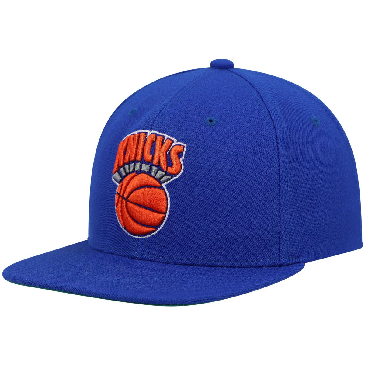 New York Knicks Hardwood Classics Team Ground 2.0 Snapback Hat Blue | Mitchell & Ness discount