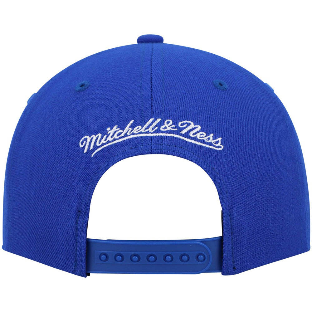 New York Knicks Hardwood Classics Team Ground 2.0 Snapback Hat Blue | Mitchell & Ness discount