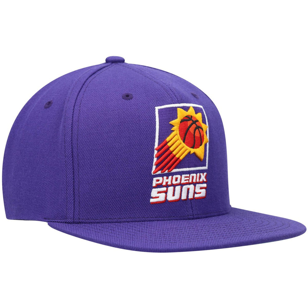 Phoenix Suns Hardwood Classics Team Ground 2.0 Snapback Hat Purple | Mitchell & Ness