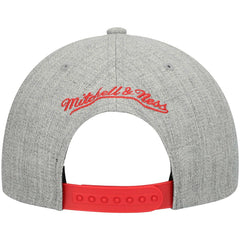 Atlanta Hawks Hardwood Classics Team 2.0 Snapback Hat Heathered Gray | Mitchell & Ness Lifestyle