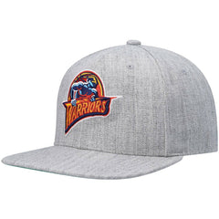 Golden State Warriors Hardwood Classics Team 2.0 Snapback Hat for sale Heathered Gray | Mitchell & Ness Lifestyle