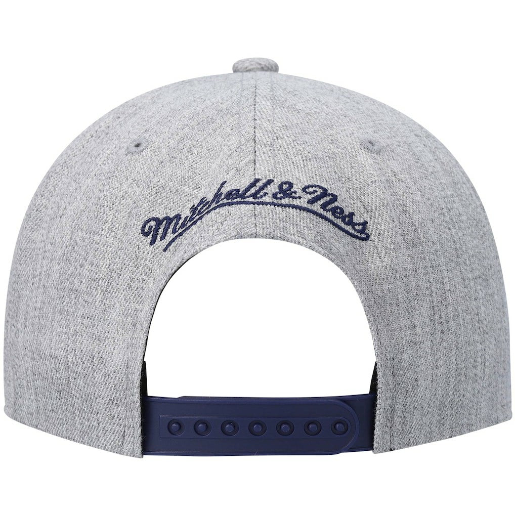 Golden State Warriors Hardwood Classics Team 2.0 Snapback Hat for sale Heathered Gray | Mitchell & Ness Lifestyle