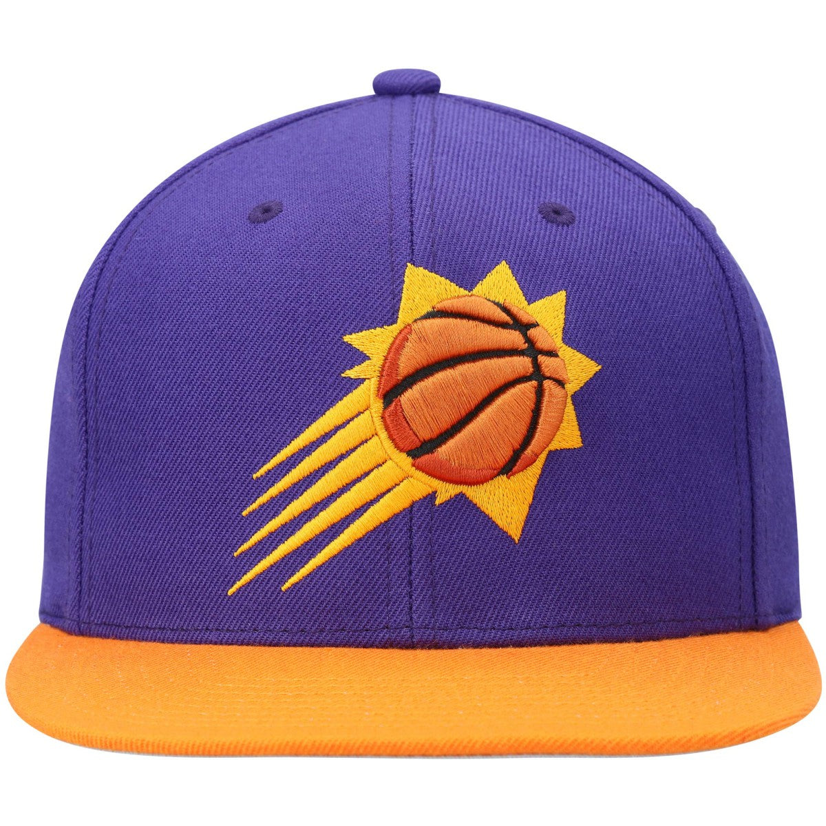 Phoenix Suns Team Two-Tone 2.0 Snapback Hat Purple/Orange | Mitchell & Ness online