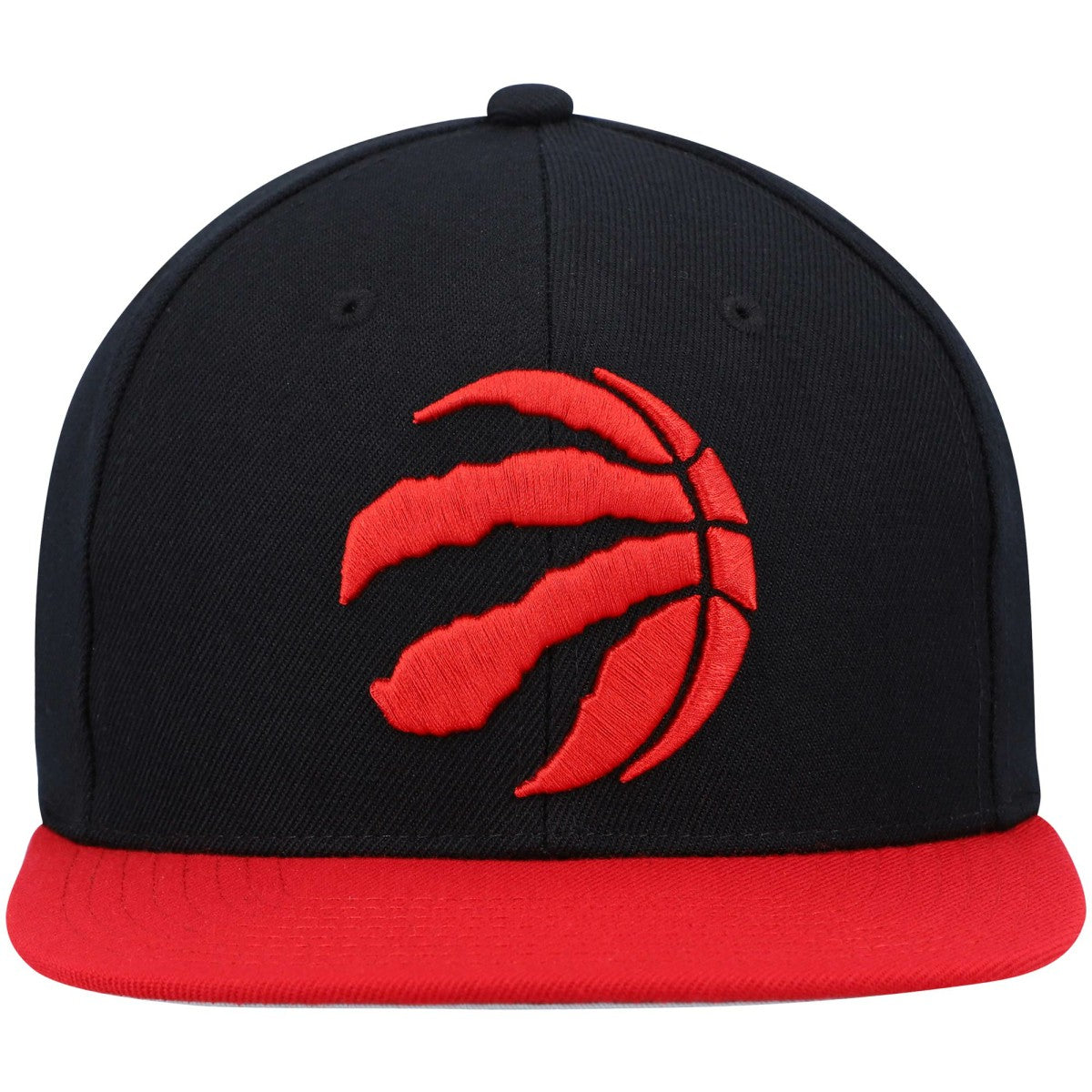 Toronto Raptors Team Two-Tone 2.0 Snapback Hat Black/Red | Mitchell & Ness discount
