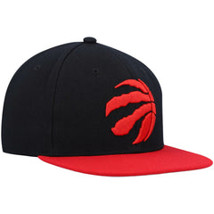 Toronto Raptors Team Two-Tone 2.0 Snapback Hat Black/Red | Mitchell & Ness discount