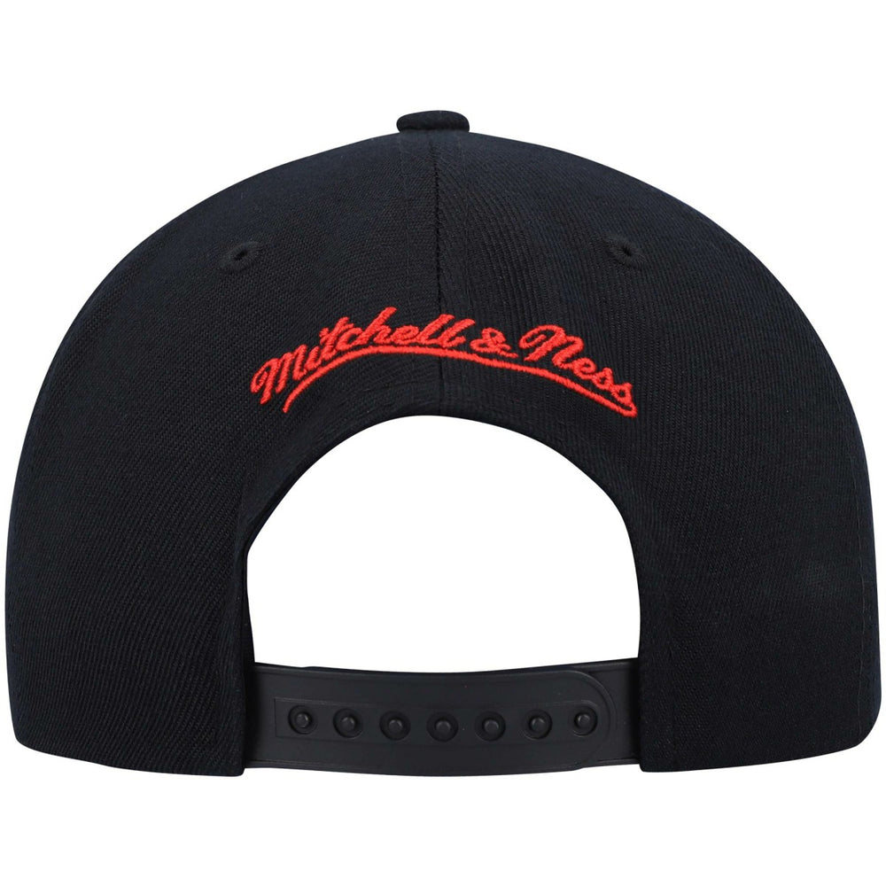 Toronto Raptors Team Two-Tone 2.0 Snapback Hat Black/Red | Mitchell & Ness discount
