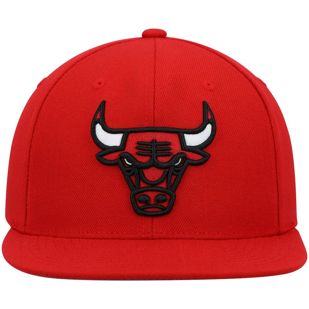 Chicago Bulls Ground 2.0 Snapback Hat Red | Mitchell & Ness