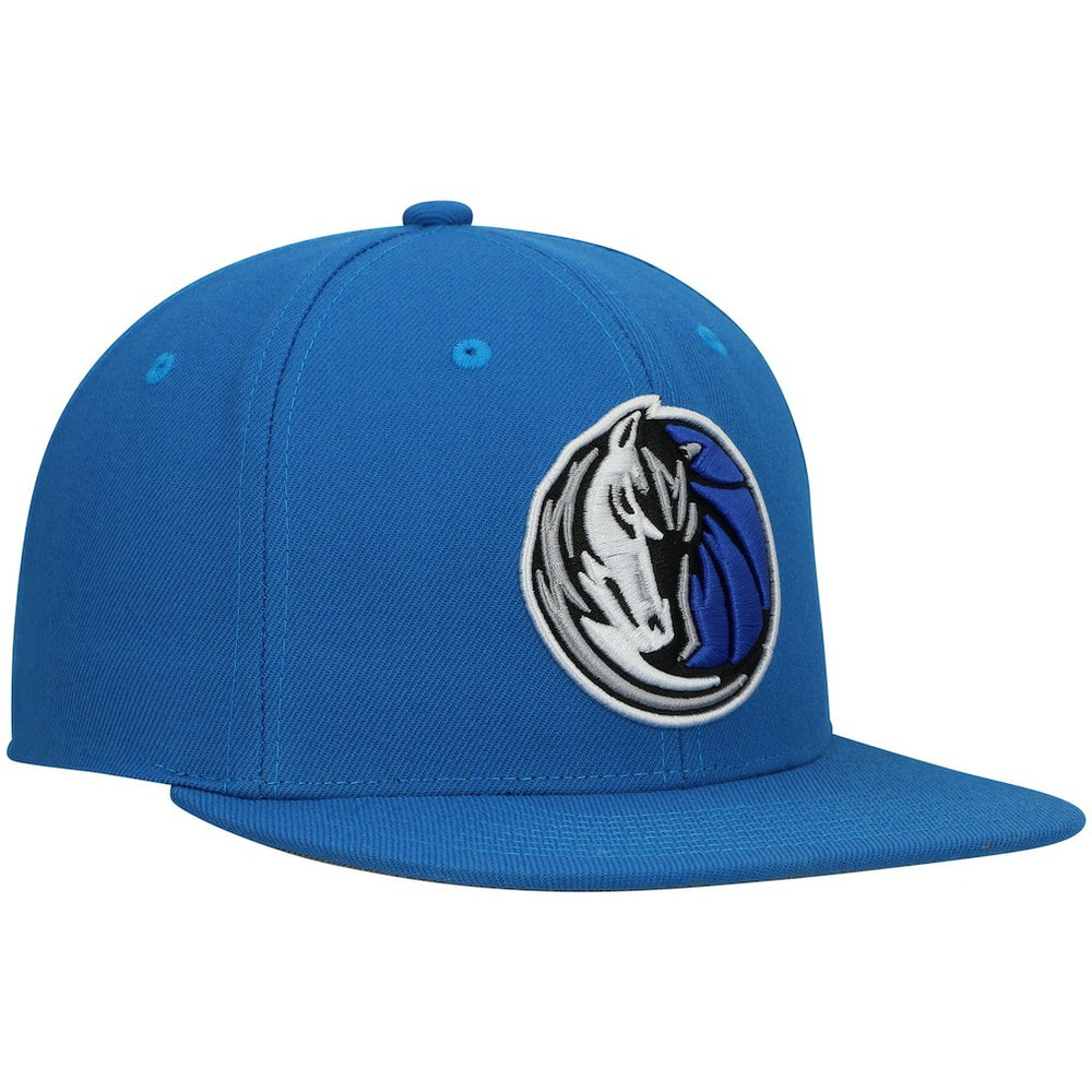 Dallas Mavericks Ground 2.0 Snapback Hat Blue | Mitchell & Ness discount