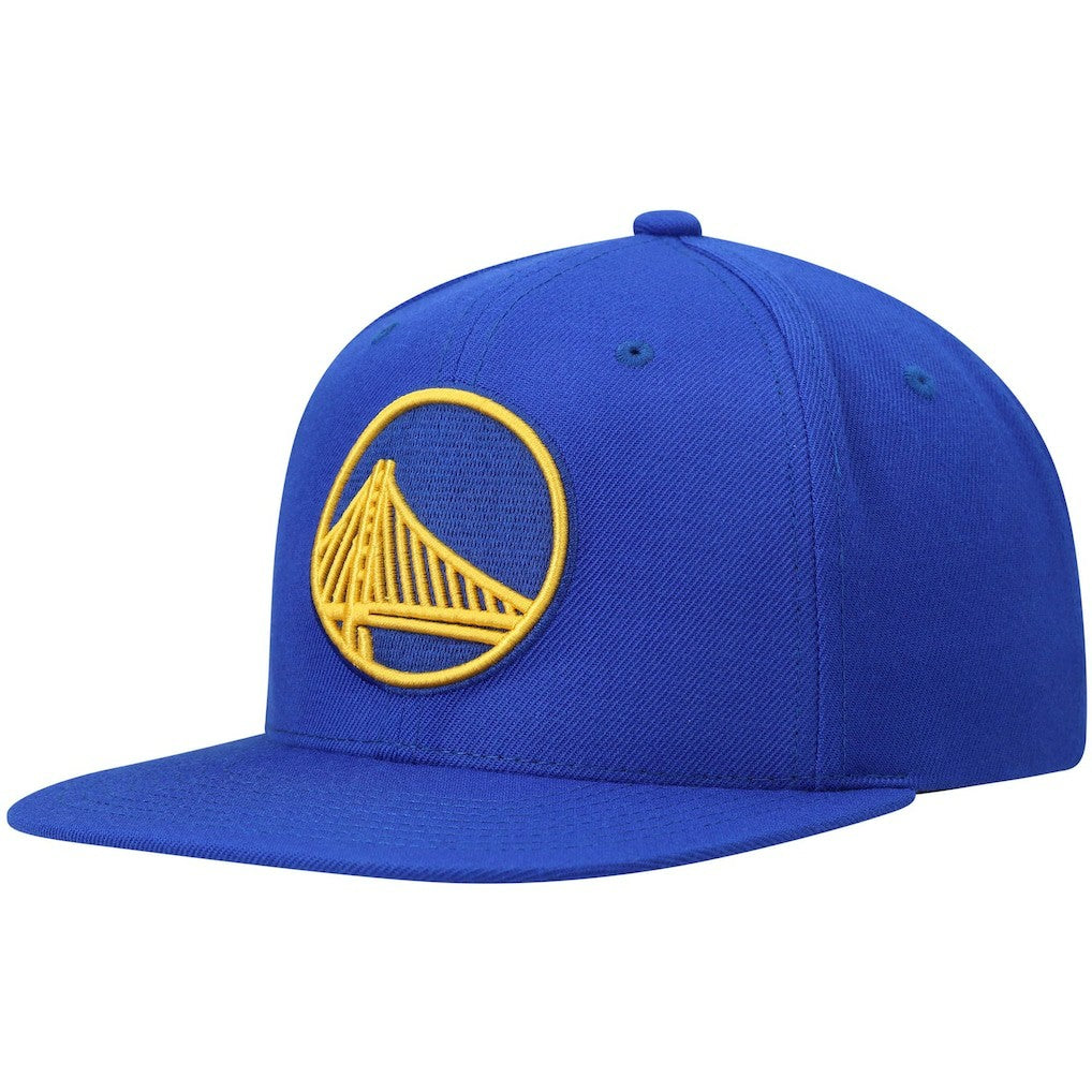 Golden State Warriors Ground 2.0 Snapback Hat for sale Royal | Mitchell & Ness Lifestyle