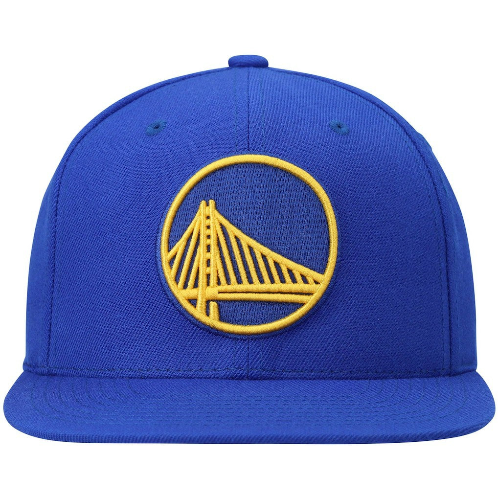 Golden State Warriors Ground 2.0 Snapback Hat for sale Royal | Mitchell & Ness Lifestyle