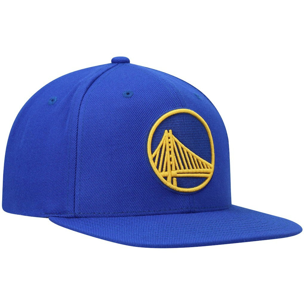 Golden State Warriors Ground 2.0 Snapback Hat for sale Royal | Mitchell & Ness Lifestyle