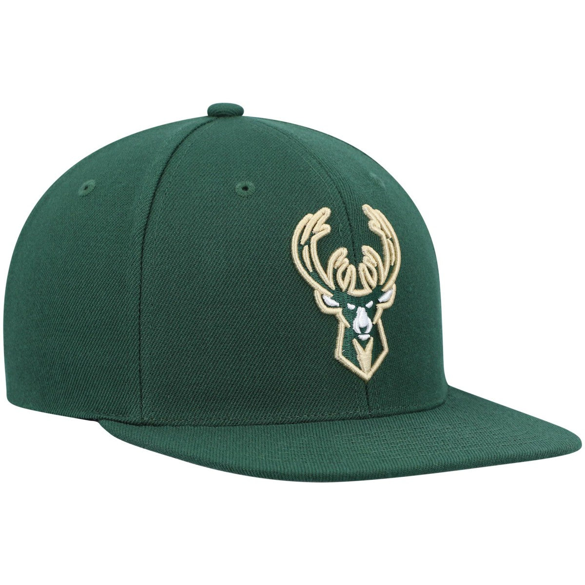 Milwaukee Bucks Ground 2.0 Snapback Hat Hunter Green | Mitchell & Ness US