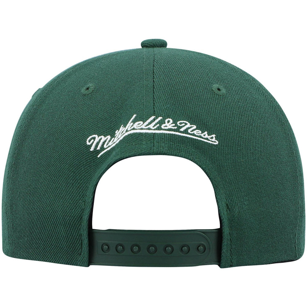 Milwaukee Bucks Ground 2.0 Snapback Hat Hunter Green | Mitchell & Ness US