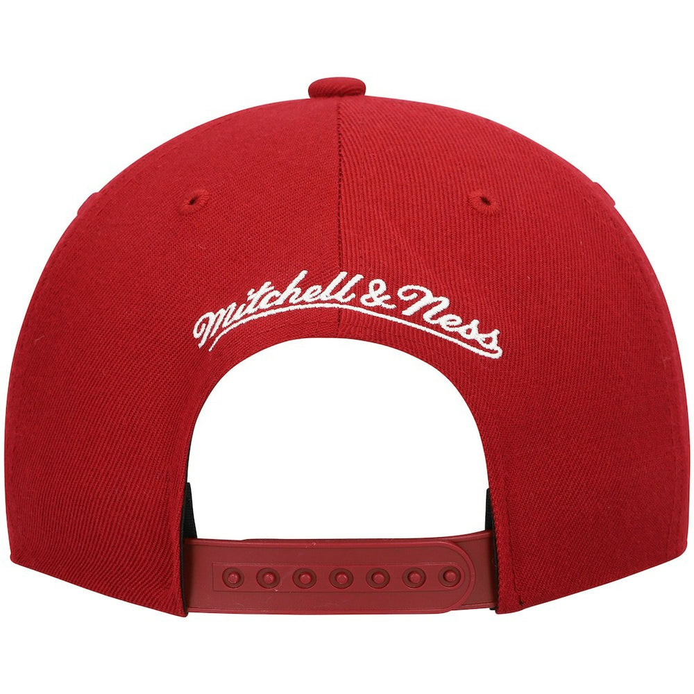 Miami Heat Ground 2.0 Snapback Hat Red | Mitchell & Ness online