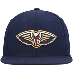 New Orleans Pelicans Ground 2.0 Snapback Hat Navy | Mitchell & Ness US