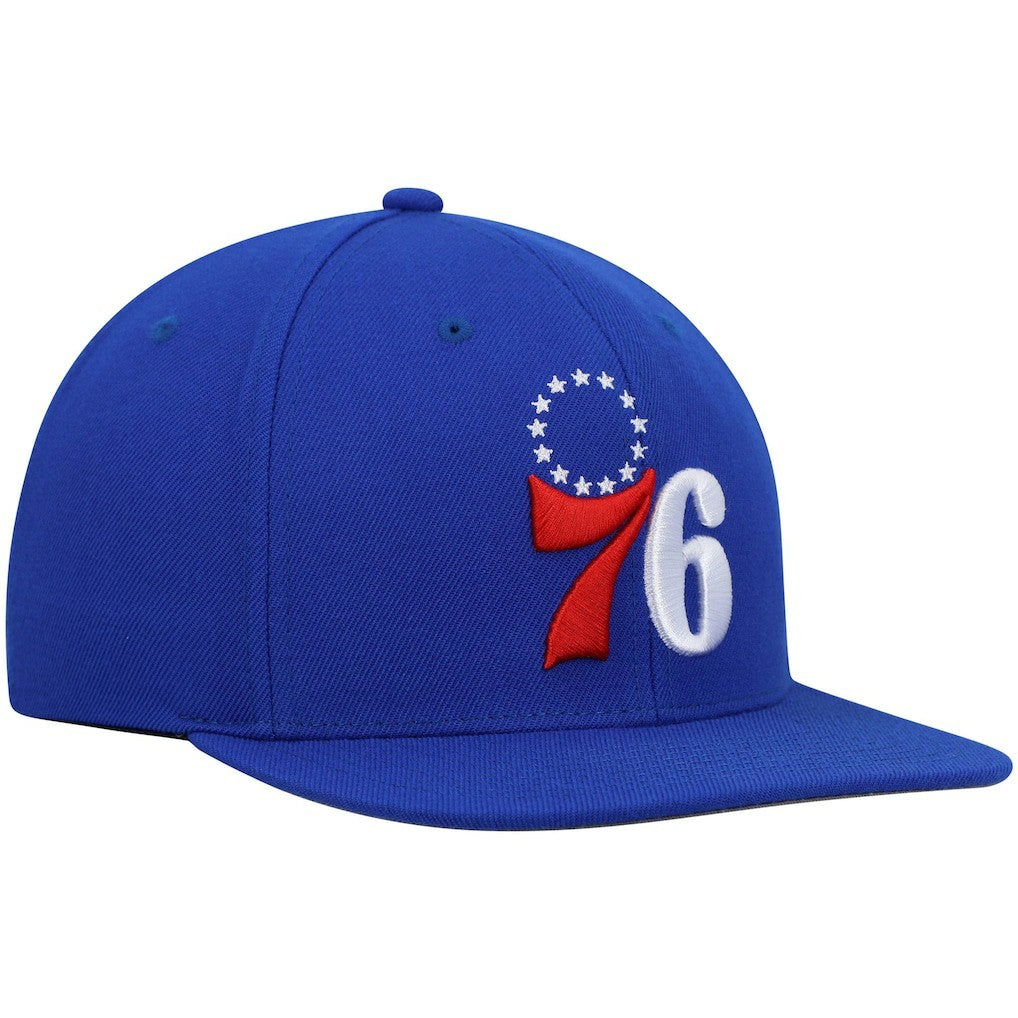 Philadelphia 76ers Ground 2.0 Snapback Hat Royal | Mitchell & Ness online