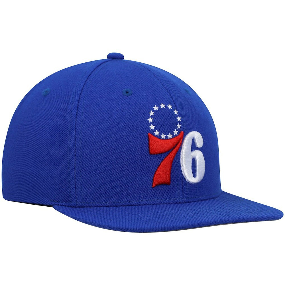 Philadelphia 76ers Ground 2.0 Snapback Hat Royal | Mitchell & Ness online