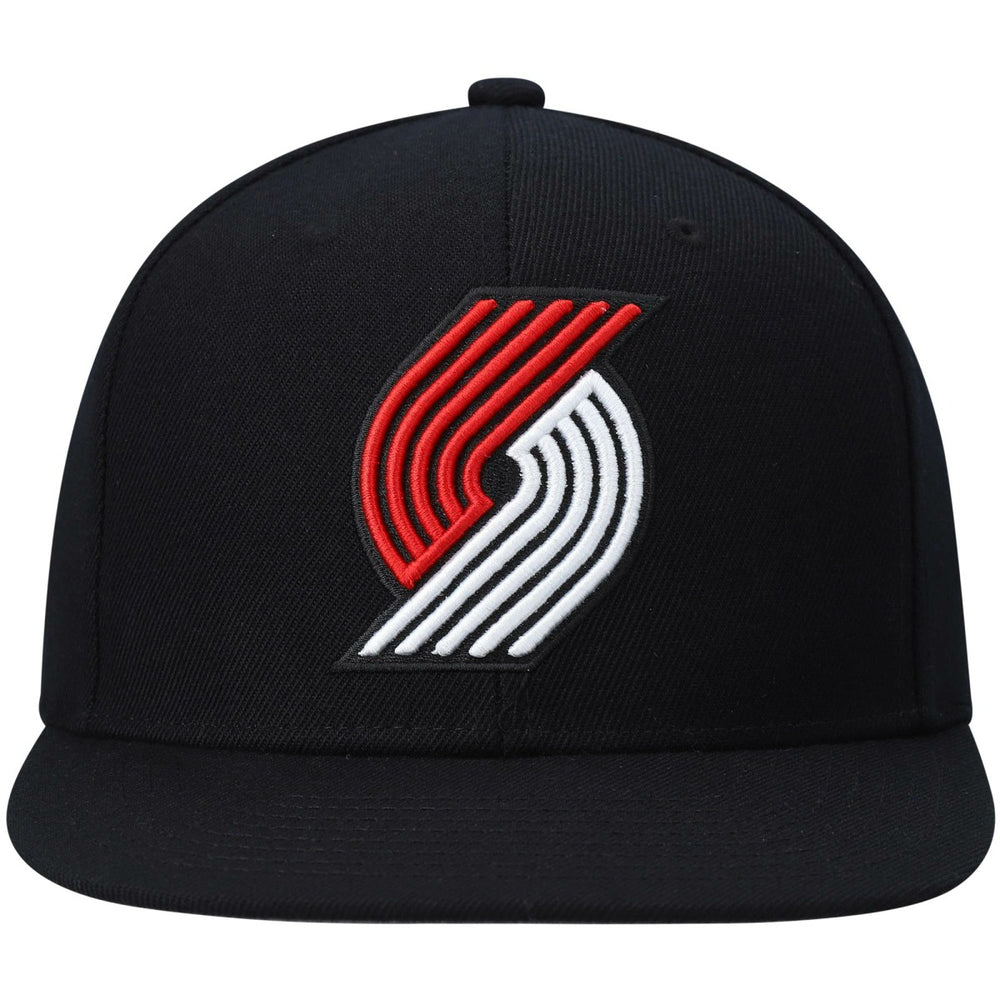 Portland Trail Blazers Ground 2.0 Snapback Hat Black | Mitchell & Ness discount