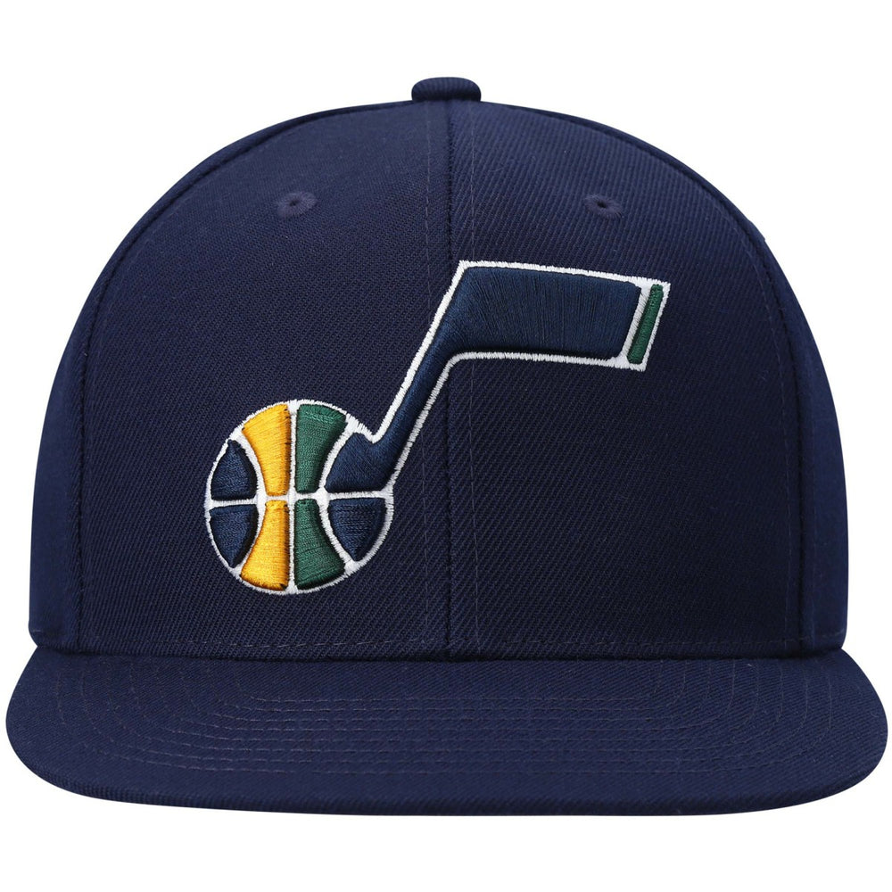 Utah Jazz Ground 2.0 Snapback Hat Navy | Mitchell & Ness
