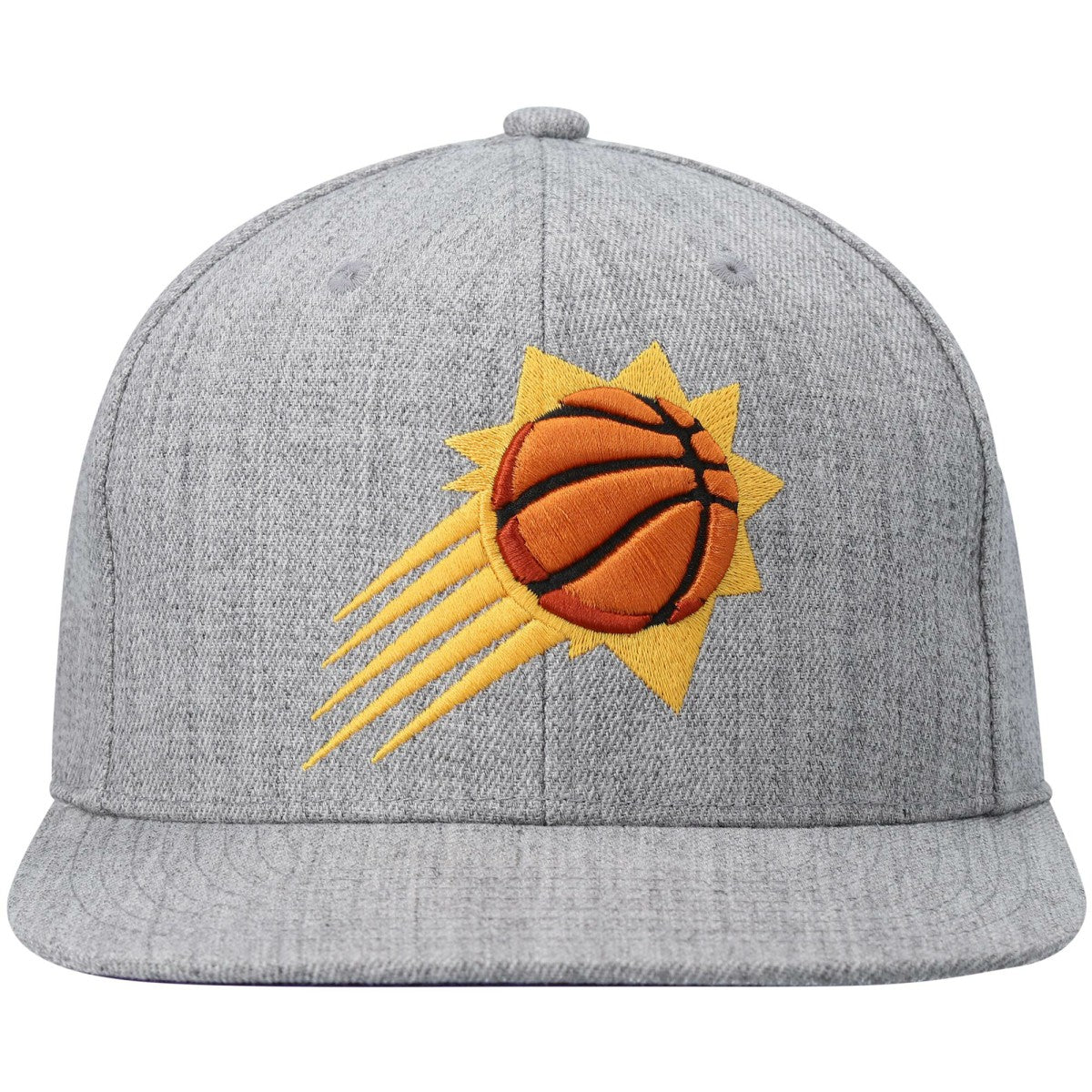 Phoenix Suns 2.0 Snapback Hat Heathered Gray | Mitchell & Ness