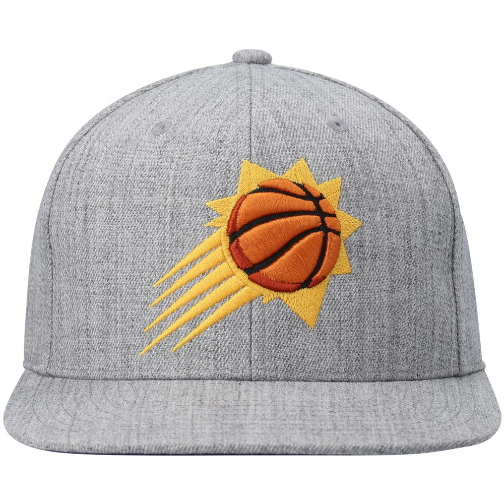 Phoenix Suns 2.0 Snapback Hat Heathered Gray | Mitchell & Ness