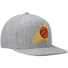 Phoenix Suns 2.0 Snapback Hat Heathered Gray | Mitchell & Ness