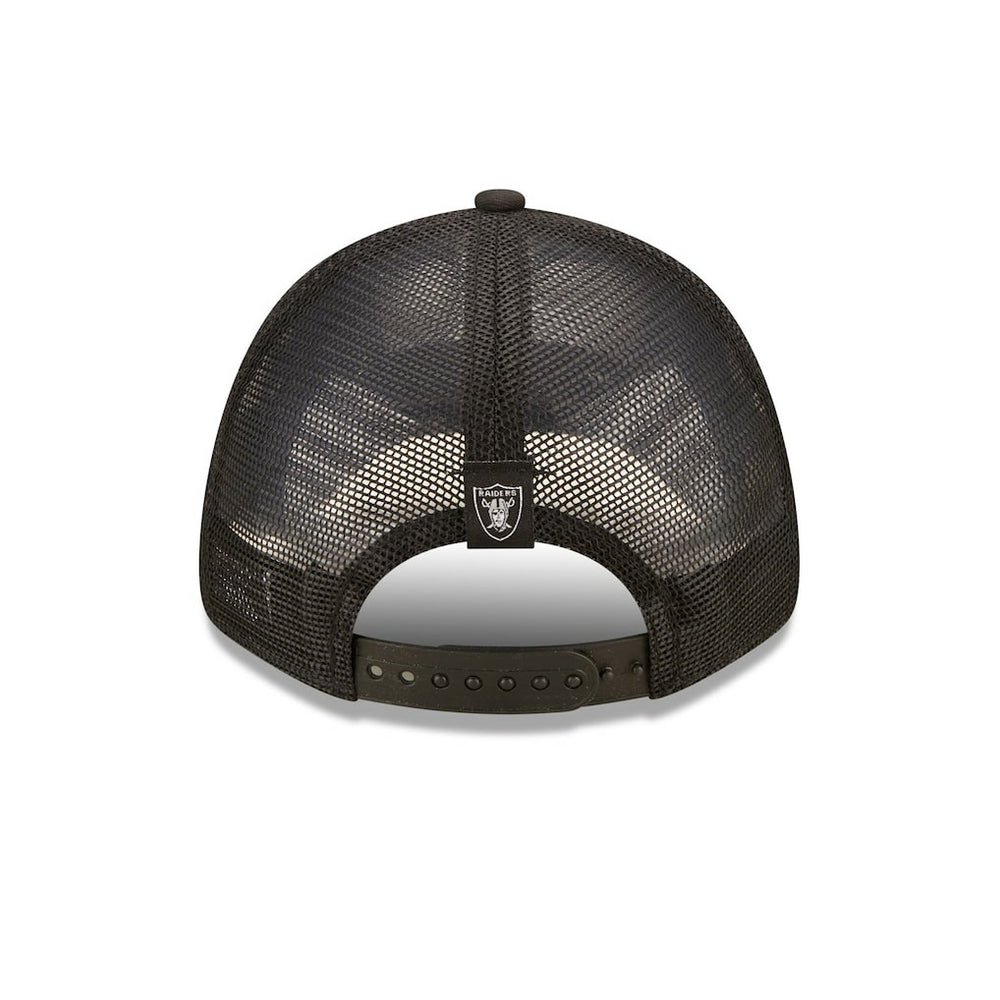 Las Vegas Raiders New Era Women's Team Trucker 9FORTY Snapback Hat Black