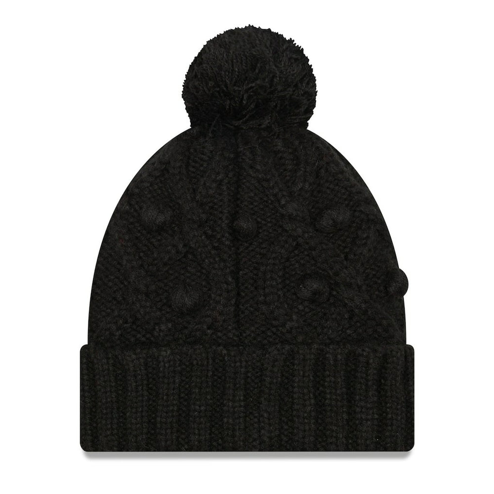 New Orleans Saints New Era Women's Toasty Cuffed Knit Hat with Pom Black