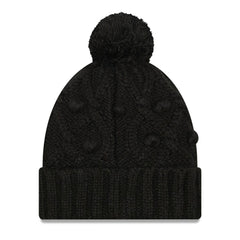 New Orleans Saints New Era Women's Toasty Cuffed Knit Hat with Pom Black