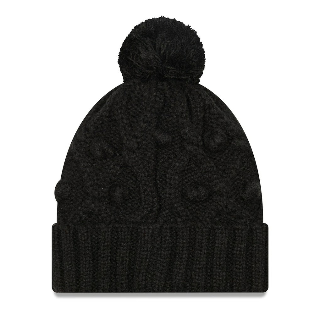 Pittsburgh Steelers New Era Women's Toasty Cuffed Knit Hat with Pom Black