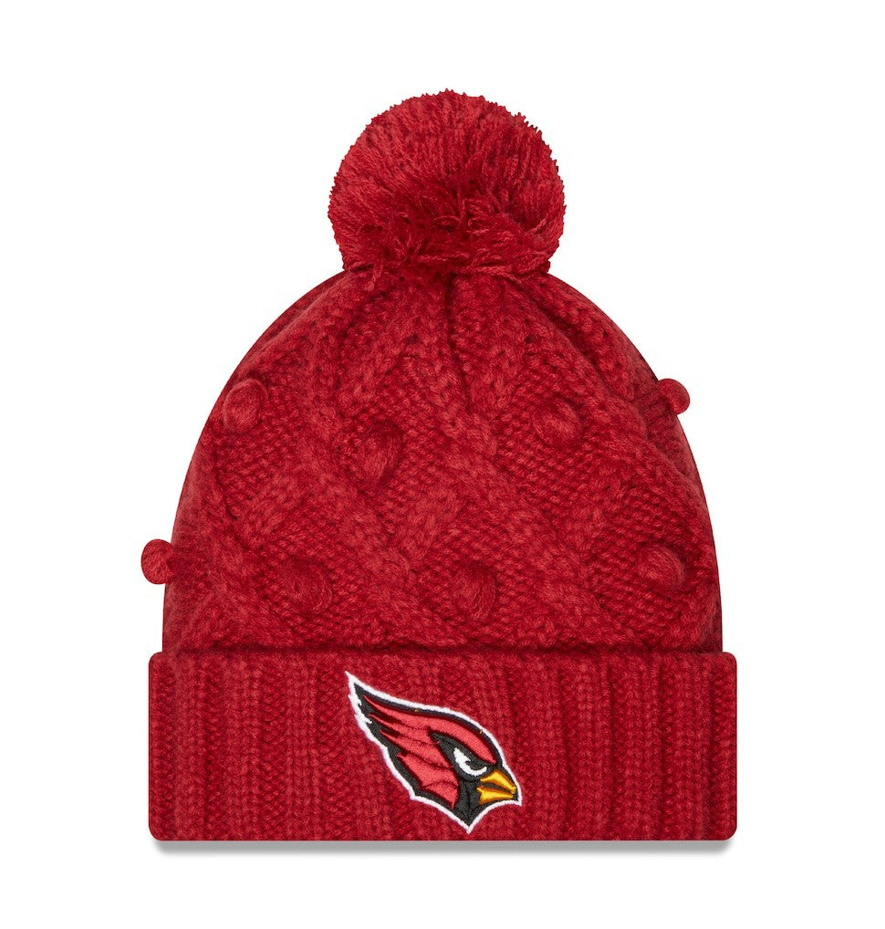 Arizona Cardinals New Era Women's Toasty Cuffed Knit Hat with Pom Cardinal