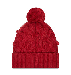 Arizona Cardinals New Era Women's Toasty Cuffed Knit Hat with Pom Cardinal