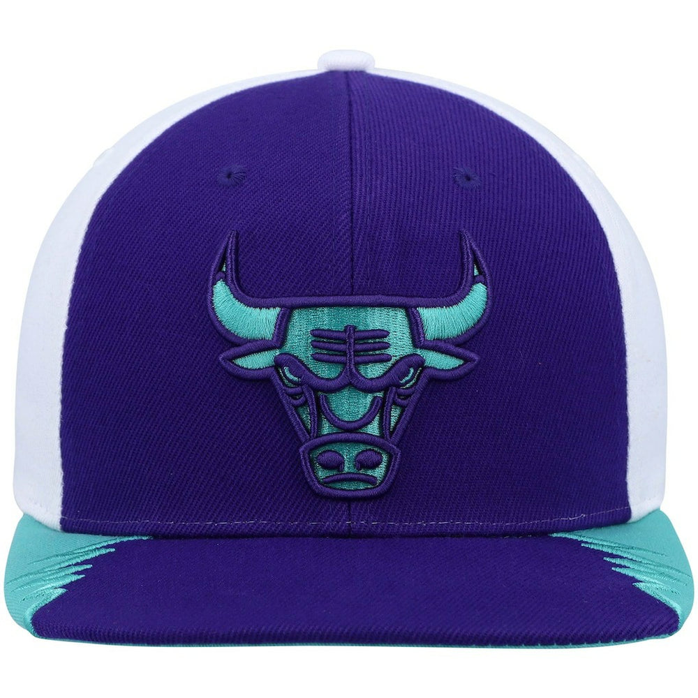 Chicago Bulls Day 5 Snapback Hat Purple | Mitchell & Ness outlet