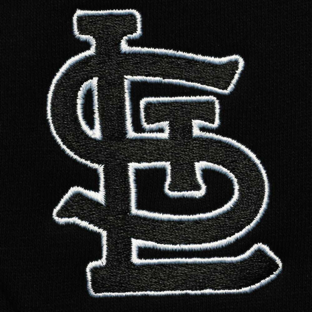 St. Louis Cardinals Levelwear Recruit Short Sleeve Full-Zip Hoodie Jacket - Black - MLB Discount