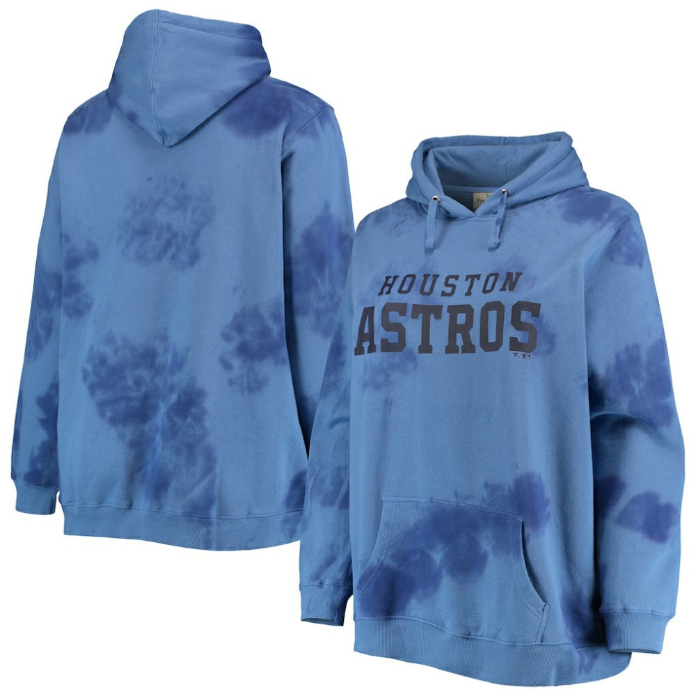 Houston Astros Women's Plus Size Cloud Pullover Hoodie - Navy - MLB Lifestyle