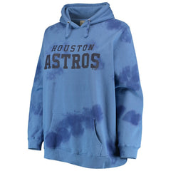 Houston Astros Women's Plus Size Cloud Pullover Hoodie - Navy - MLB Lifestyle