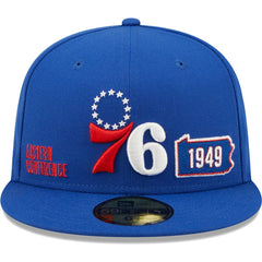Philadelphia 76ers Fall 22 Identity 59FIFTY Fitted Hat Royal | New Era for sale
