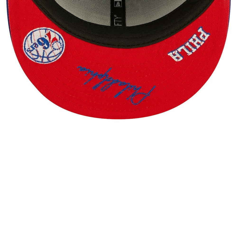 Philadelphia 76ers Fall 22 Identity 59FIFTY Fitted Hat Royal | New Era for sale