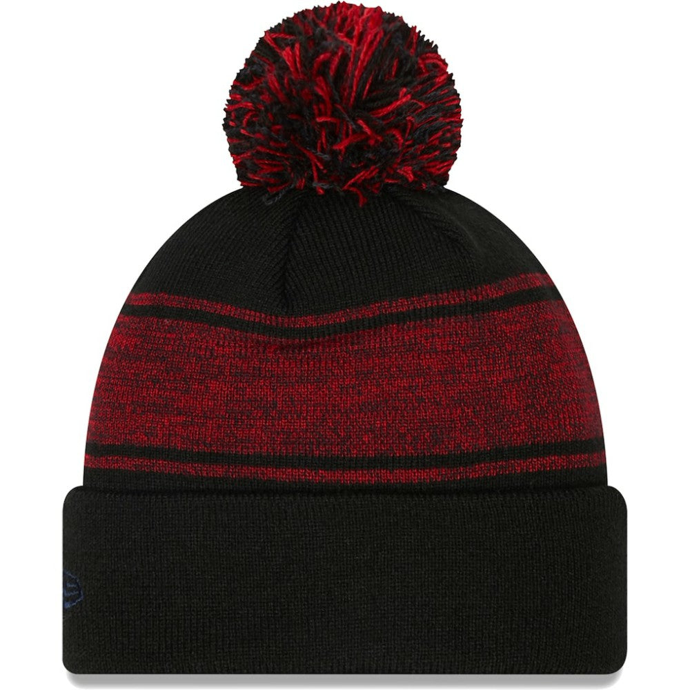 Boston Red Sox New Era Chilled Cuffed Knit Hat with Pom - Black - New Era Sale