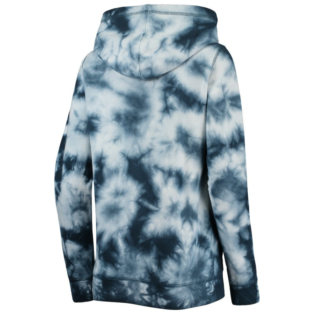Washington Nationals New Era Women's Tie-Dye Full-Zip Hoodie - Navy - New Era Discount