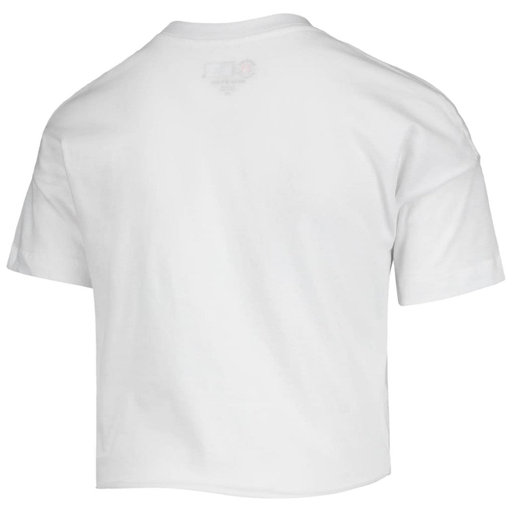 Colorado Rockies New Era Girls Youth Flip Sequin Heart Crop Top - White - New Era Discount