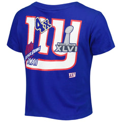 New York Giants New Era Women's Historic Champs T-Shirt Royal