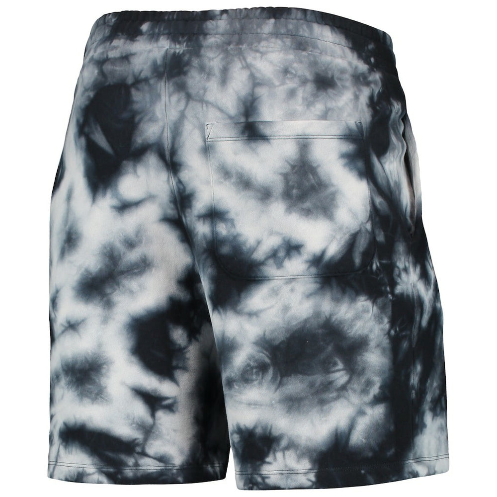 Chicago Bulls Fleece Tie-Dye Shorts Black | New Era US
