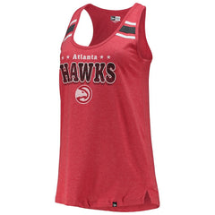 Atlanta Hawks Women's Scoop-Neck Racerback Tank Top Red | New Era for sale