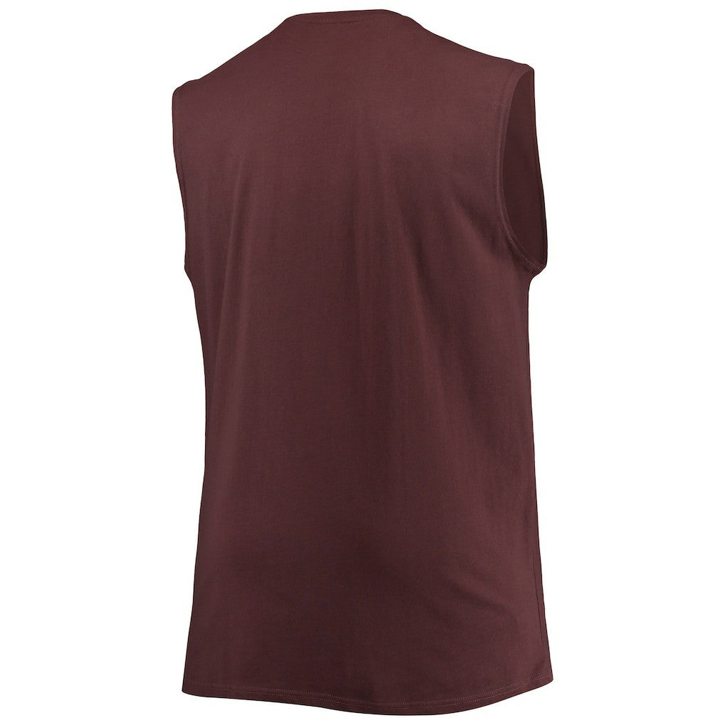 Cleveland Browns Big & Tall Muscle Tank Top Brown