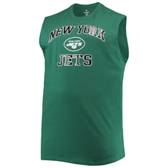 New York Jets Big & Tall Muscle Tank Top Green