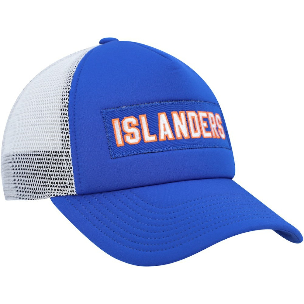 New York Islanders adidas Team Plate Trucker Snapback Hat - Royal/White - NHL 4687150