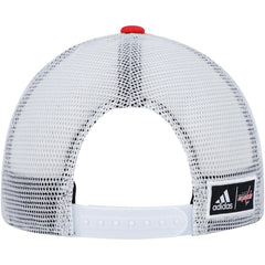 Washington Capitals adidas Team Plate Trucker Snapback Hat - Red/White - NHL 4687167