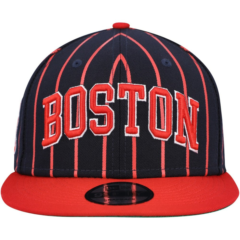 Boston Red Sox New Era City Arch 9FIFTY Snapback Hat - Navy/Red - New Era Online